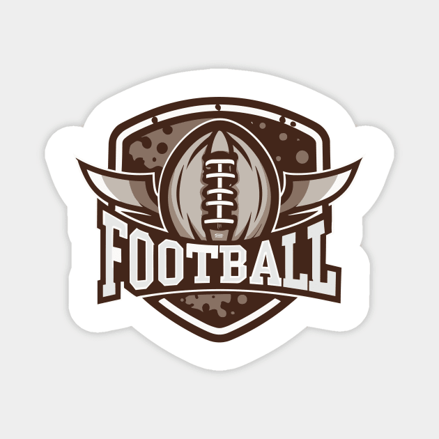 Football Magnet by Frank Ring