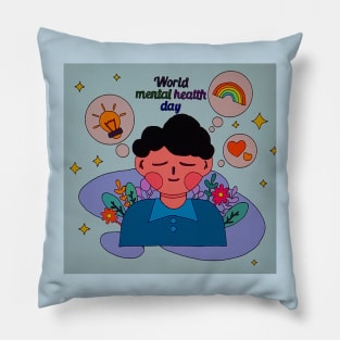 World Mental Health Day Pillow