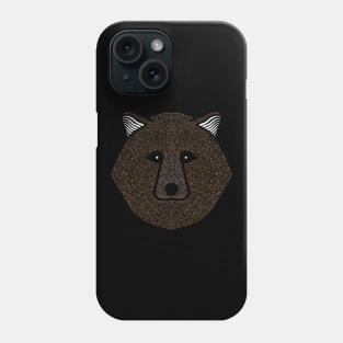 Grizzly Bear At Night Phone Case