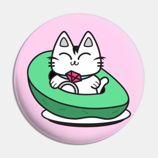 Avocato Kitty Pin