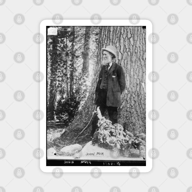 John Muir Photo Plate Magnet by Scottish Arms Dealer