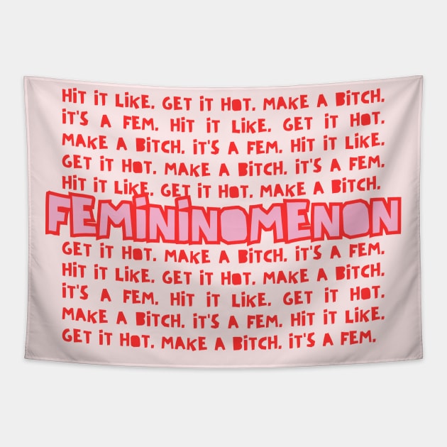 Femininomenon Tapestry by Likeable Design