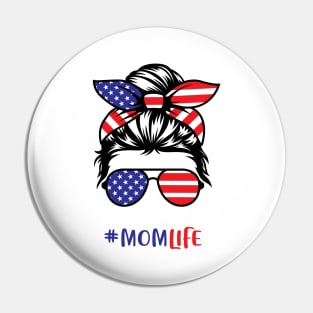 Momlife USA, US Momlife, mom life, messy bun mom! Pin