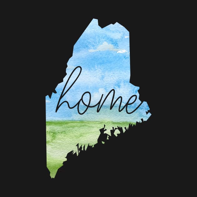 Maine Home State by RuthMCreative