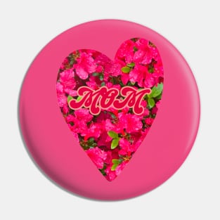 Azalea Mom Heart Pin