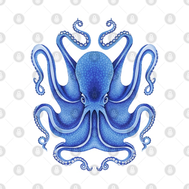 Blue Octopus by Katie Thomas Creative