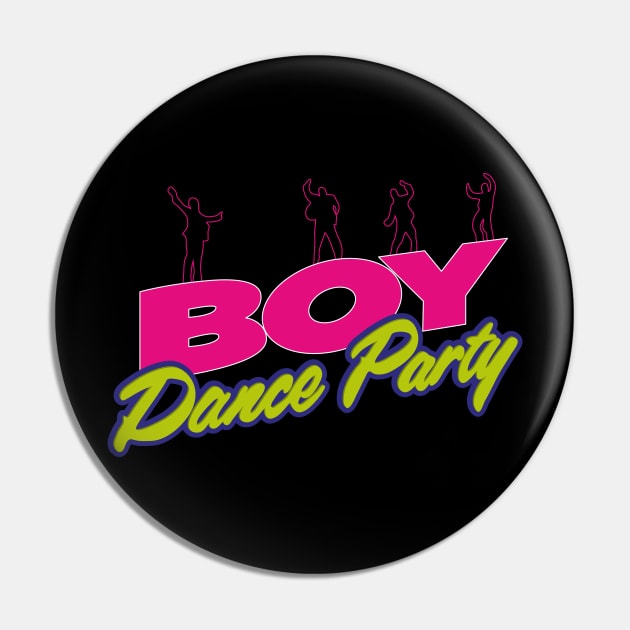 Boy Dance Party Pin by innercoma@gmail.com