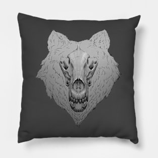 Wolfskull Original Design #3 Pillow