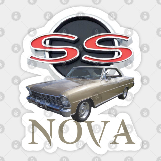 Chevrolet Nova Ss Supersport 1967 Muscle Car Nova Ss Sticker