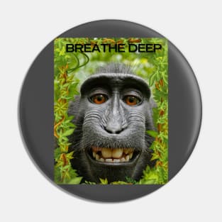 Breathe deep with chillin gorilla! Pin