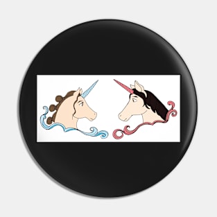 Reylo Unicorn Pin