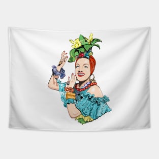 Carmen Miranda- Technicolor Bombshell Tapestry