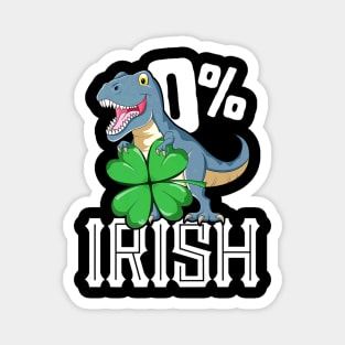 Rex St Patricks Day Dinosaur Magnet