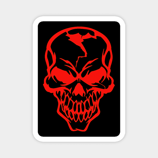 Skull Magnet by harot21