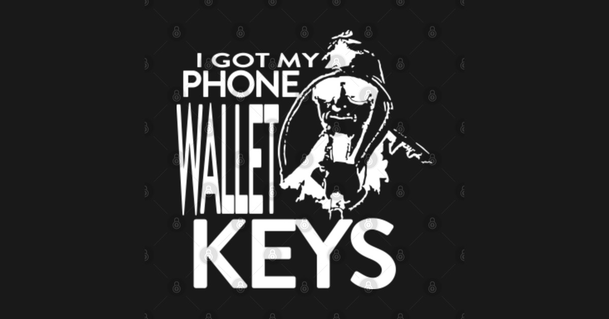 Phone, Wallet, Keys Adam Sandler TShirt TeePublic