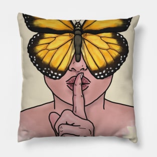 Quiet Butterfly Pillow