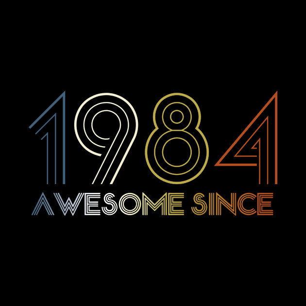 Awesome since 1984 38 years old by hoopoe