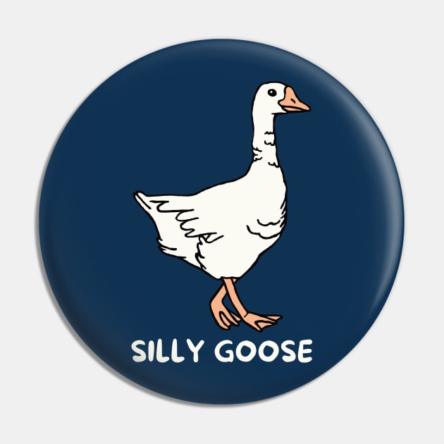 Silly Goose Pocket Patch Pin by Downtown Rose