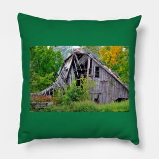 So Tired, an Old Barn Pillow