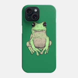 Cute Grumpy Frog Phone Case