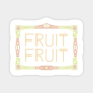 Fruit Fruit Couple's Shirt Magnet