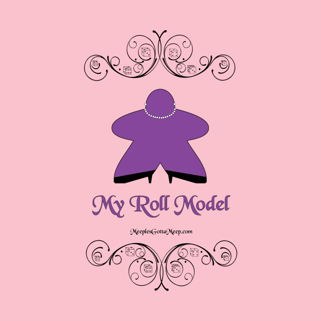 Roll Model, purple, light by MeeplesGottaMeep