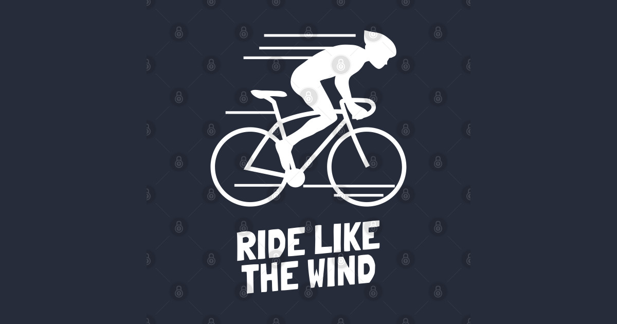 ride like the wind Cycling TShirt TeePublic