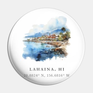 Impressions of Lahaina Pin