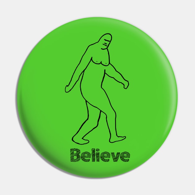 XFN ORIGINALS: Primal Believer - BLACK Pin by XFilesNews