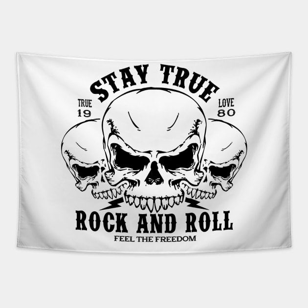 Stay true true love 1980 rock and roll feel the freedom Tapestry by mohamadbaradai