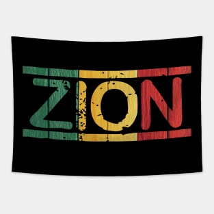 Zion Rastafarian, Lion, Jamaica Tapestry