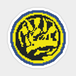 Blue Ranger 8 bit pixelart Magnet