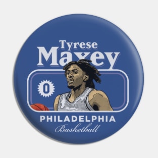 Tyrese Maxey Philadelphia Cover Pin