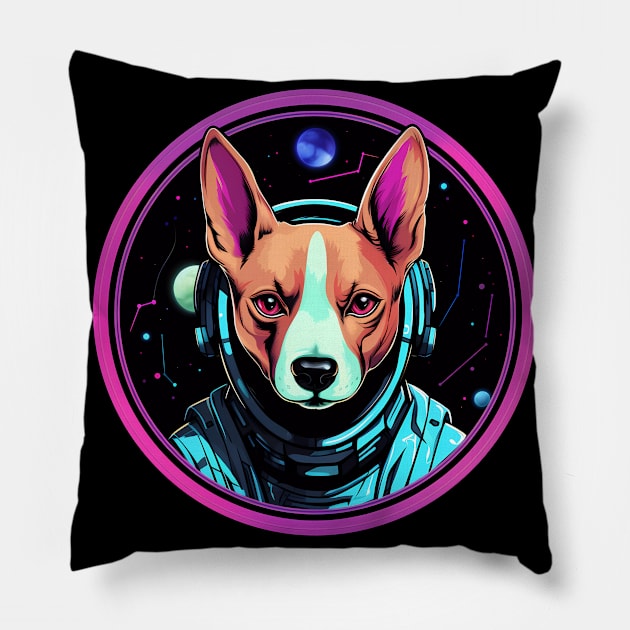 Basenji Cosmic Space Dogs Galaxy Astronaut Pillow by Sports Stars ⭐⭐⭐⭐⭐