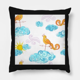 Fairytale Weather Forecast Print Pillow