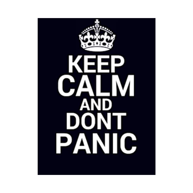 keep calm and dont panic stay safe by Twfx_Design