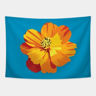 Orange Flower Tapestry