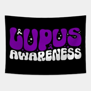 Lupus Awareness Retro Lupus Tapestry