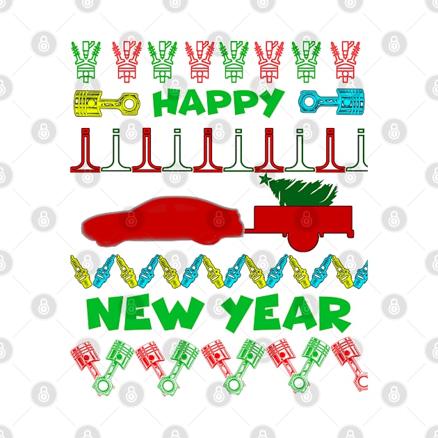 Merry chrismas, car guy, car enthusiast merry chrismas, happy new year by CarEnthusast