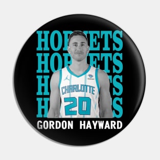 Charlotte Hornets Gordon Hayward 20 Pin