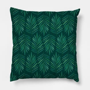 Vintage Palm Fronds Pillow