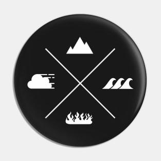 Minimal Four Elements Pin