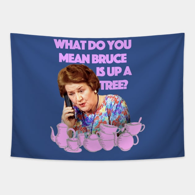 Hyacinth Bucket Tapestry by jeremiahm08