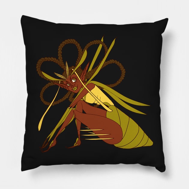 WOOD SPRITE Pillow by TeefGapes