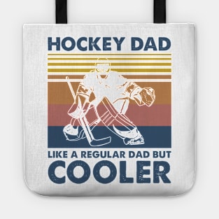 Hockey Dad Vintage Gift Father's Day Tote