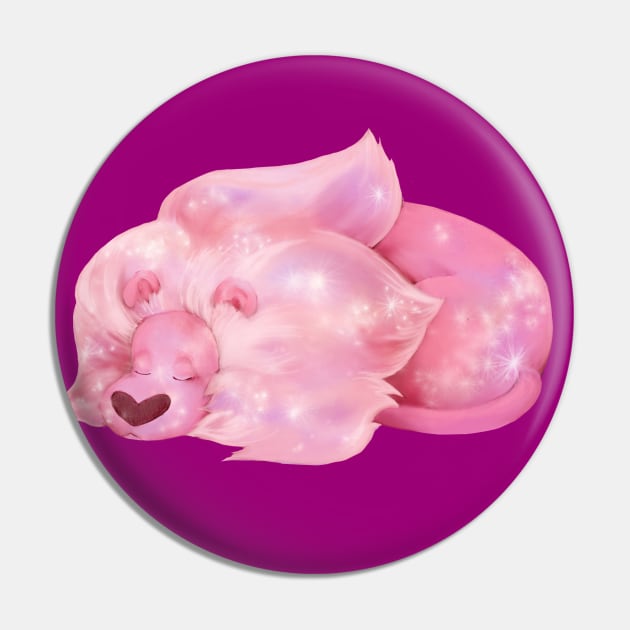 Sleeping Lion - Steven Universe fan art by Lavinia Knight Pin by art official sweetener