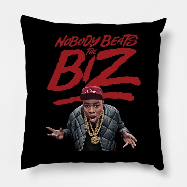 Nobody Beats The Biz Pillow by Art Simpson