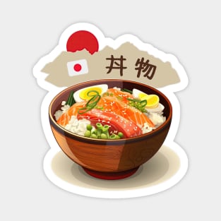 Donburi | Japanese cuisine | Traditional Food Magnet