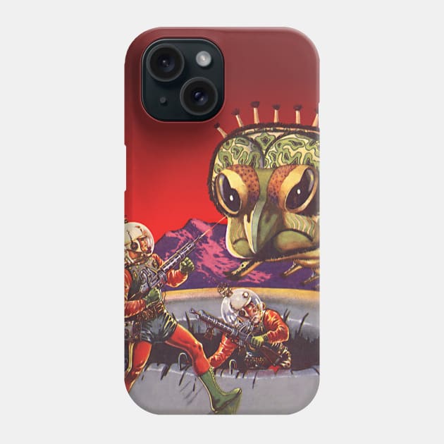 Vintage Science Fiction Phone Case by MasterpieceCafe