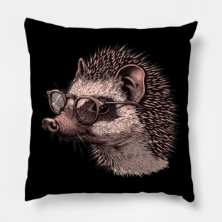 Quills of Wisdom: The Intellectual Hedgehog Pillow